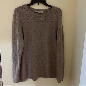 Brown Loft long sleeve sweater
